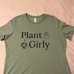 Plant Girly Green Tshirt
